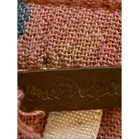 Free People Floral Crochet Inset Tunic Dress”SZ SP - Picture 13 of 14